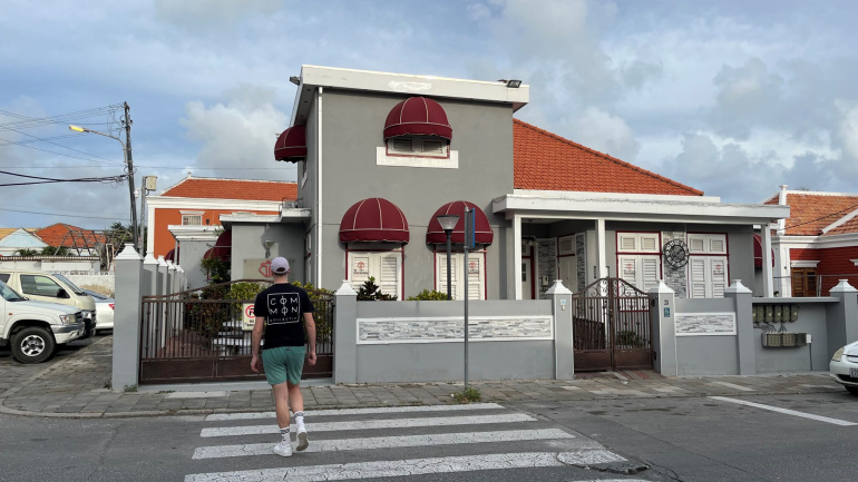 Birgit's ouderlijk huis op Curacao